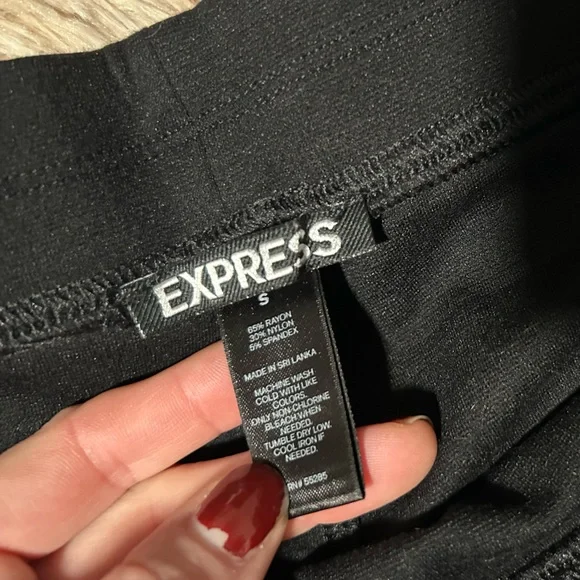 Express Super High Waisted Seamed Leggings - Picture 4 of 4
